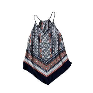 BCX Bandana Print Flowy Tank Top - Size M